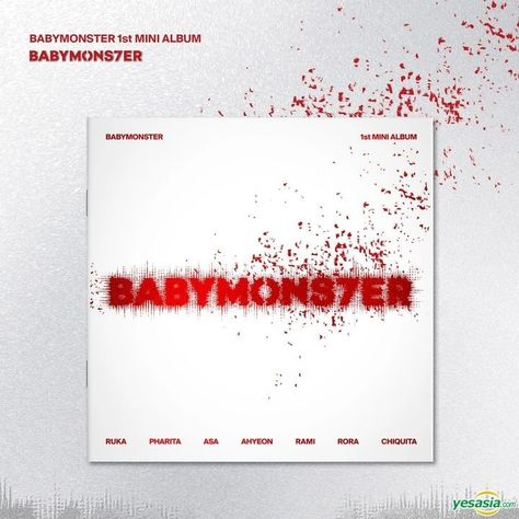 Buy "BABYMONSTER Mini Album Vol. 1 - BABYMONS7ER (Photobook Version)   Random Selfie Hologram Photo Card " at YesAsia.com with Free International Shipping! Here you can find products of BABYMONSTER,, YG Entertainment Folded Poster, 1 April, Baby Monster, Korean Music, Clear Stickers, Yg Entertainment, Mini Album, Collectable Items, Album Covers