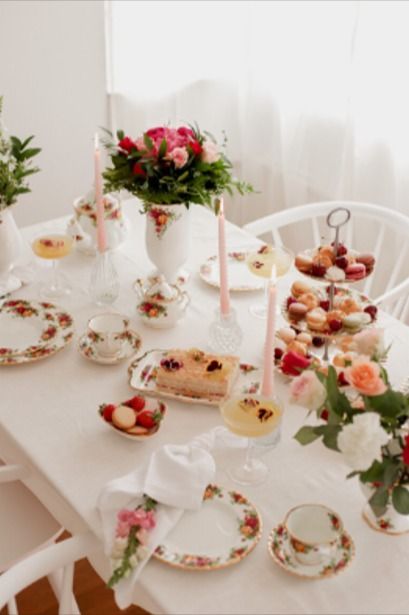 Old Country Roses originally launched in 1962 and is now renowned for being synonymous with Royal Albert and famous British tea parties.   Why not add a floral, feminine flair to your tea parties this summer with Old Country Roses 🌹 Old Country Roses Tea Party, Old Country Roses Tablescape, 1940s Party, British Tea Party, Afternoon Tea Tables, Wedding Edit, Rose Tea Cup, British Tea, Old Country Roses