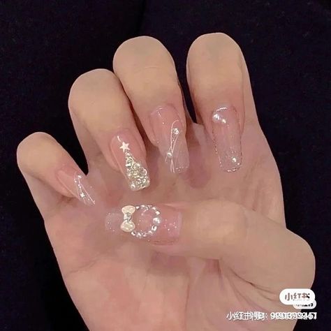 Fall Nail Designs 2022, Nail Noel, Asian Nails, Cute Acrylic Nail Designs, Blush Nails, Pretty Gel Nails, Really Cute Nails, Christmas Nails Acrylic, Soft Nails