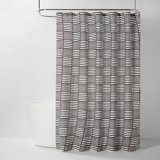 Shower Curtains : Target Black White Rooms, Stripe Shower Curtain, Black And White Shower Curtain, Double Shower Curtain, Shower Curtain Black, Butterfly Shower Curtain, Gray Shower Curtains, Curtain Room, Striped Shower Curtains