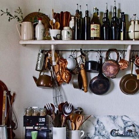 Maximalist Kitchen, 2023 Love, Maximalist Style, Italian Kitchen, Maximalism, Cottage Kitchen, Eclectic Home, Source Unknown, Farmhouse Table