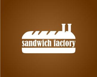 sandwich factory Sandwich Logo, Fast Food Restaurant Design, Pizza Factory, Teal Makeup, Sandwich Packaging, Factory Logo, Container Restaurant, Baker Logo, Good Logo