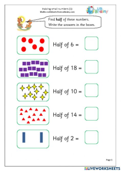 Doubles Worksheet, 2 Times Table, Math Doubles, Double Numbers, Numbers Worksheet, Math Interactive, Word Form, Fractions Worksheets, Number Words