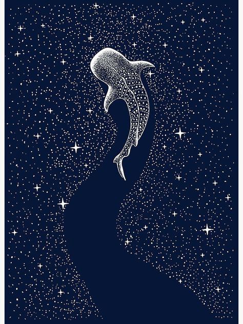 Quotes About Whales, Whale From Above, Shark From Above, Whale Aesthetic, Celestial Whale, Whale Shark Art, Whale Shark Drawing, Whale Shark Tattoo, Space Whale