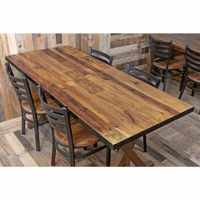 Repair Wood Furniture, Industrial Farmhouse Table, Wood Table Tops, Reclaimed Wood Table Top, Table Top Wood, Barn House Interior, Restaurant Table Tops, Plank Table, Reclaimed Wood Table