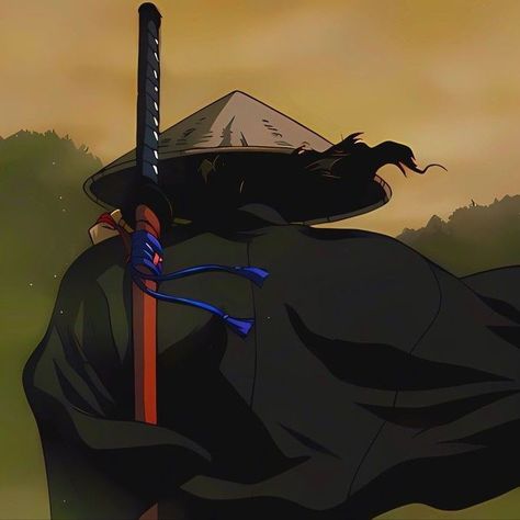 Ninja Scroll, Anime Egyptian, Samurai Artwork, Samurai Art, Anime Shadow, Old Anime, Anime Wall Art, 90s Anime, Anime Pfps