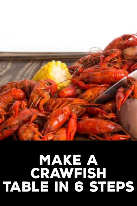 How to Make a Crawfish Table Crawfish Table, Crawfish Traps, Table Making, Crawfish Boil, Backyard Cookout, How Do You Clean, Portable Table, Event Ideas, Diy Table