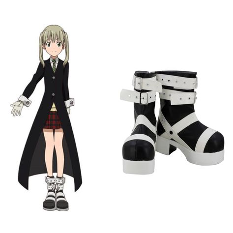 DUNHAO COS Soul Eater Maka Albarn Cosplay Boots High Heel Shoes Custom Made Maka Cosplay, Maka Soul Eater, Soul Eater Maka, Maka Albarn, Texas Trip, Soul And Maka, Soul Shoes, Cosplay Boots, Universal Language