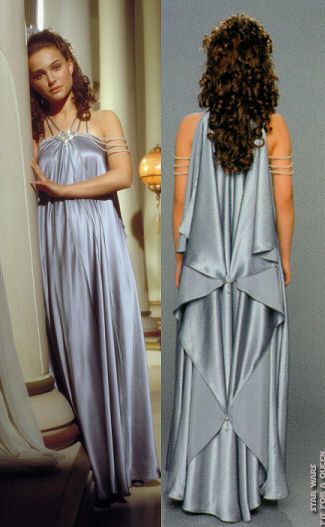 Padmé Amidala nightgown Padme Costume, Amidala Star Wars, Star Wars Dress, Star Wars Padme, Star Wars Fashion, Star Wars Wedding, Padme Amidala, Star Wars Outfits, Star Wars Costumes