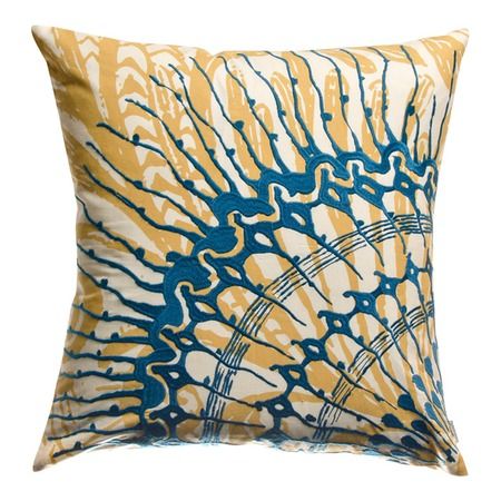 Joss and Main Water Pillow, Water Collection, Modern Throw Pillows, Cotton Throws, Cotton Throw Pillow, Throw Pillow Sets, Cozy Space, Blue Pillows, Beach Look