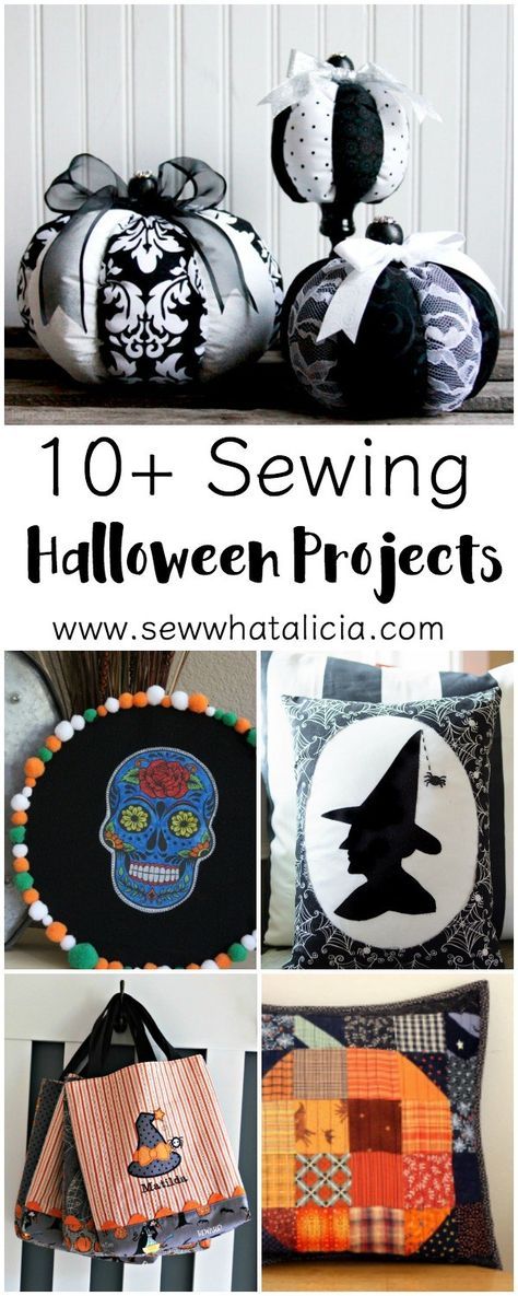 Sewing Halloween, Halloween Sewing Projects, Halloween Sewing, Rag Quilts, Trendy Sewing, Beginner Sewing Projects Easy, Sewing Pillows, Halloween Stuff, Fall Ideas