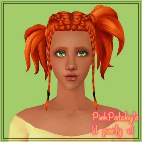 Sims 2 Clay Hair, 4t2 Hair, Sims 4t2, Sims2 Cc, Clay Hair, Hair Clay, Hair Projects, Ts2 Cc, Sims 2