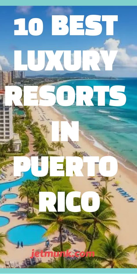 Luxury Resorts in Puerto Rico for a Lavish Getaway Resorts In Puerto Rico, San Juan Hotels, Luxury Resorts, Caribbean Vacations, Caribbean Beaches, Caribbean Travel, Island Hopping, Beach Getaways, Caribbean Cruise