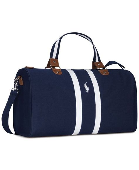 Ralph Lauren Fragrance, Cute Luggage, Stylish Luggage, Canvas Duffle Bag, Ralph Lauren Bags, Weekend Travel, Duffel Bag Travel, Pretty Bags, Fragrance Collection