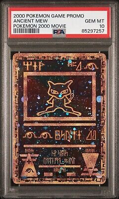 ad eBay - PSA 10 Ancient Mew Holo Pokemon Movie 2000 Game Promo GEM MINT 🔥. BRAND NEW CERT. SMOKE FREE & PET FREE HOME. KEPT IN PRESTINE CONDITION. SENT Special Delivery! The card(s) you see in the photo(s) are/is the exact card you will recieve. You are buying from a trusted seller & Pokemon card collector in the community. You will be sent photos and updates of your order. Thank you for ordering. Every order will contain 1 free gift (Holo/Ex/Amazing Rare/Full… Mew Card, Mew Pokemon Card, Mewtwo Pokemon Card, Pokemon 2000, Ancient Mew, Card Game Accessories, Pokemon Cards Collection, Most Rare Pokemon Card, Pokemon Movies