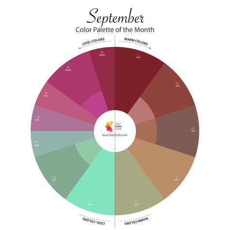 September Color Palette of the Month - 2023– Your Color Style