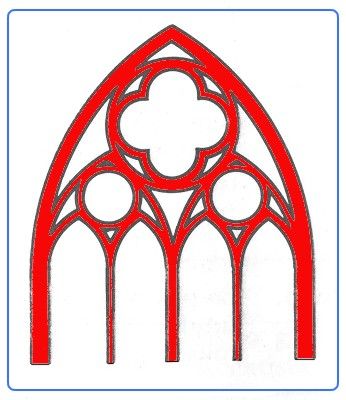 Ejemplos para hacer o un rosetón gótico o una vidriera aplicando lo aprendido de tangencias Arched Wall Decor, Dibujo Simple, Cheap Wall Art, Medieval Furniture, Gothic Windows, Church Furniture, Lino Art, Geometric Shapes Art, Prayer Wall