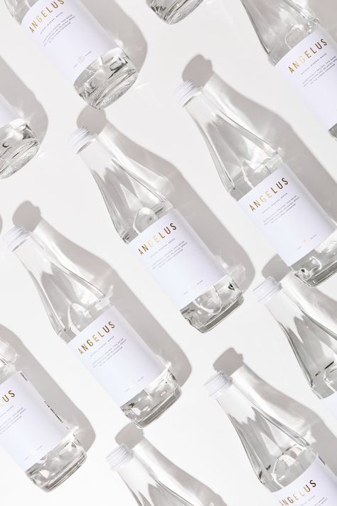 ANGELUS – Packaging Of The World Bottled Water Photography, Water Bottle Concept, Water Packaging, 3d Inspiration, United States Virgin Islands, Bottled Water, Beer Packaging, Water Photography, Beverage Packaging