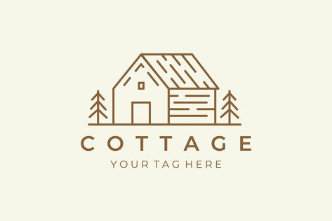 cottage line art logo vector illustration design Cottage Logo, Line Art Logo, Prom Photos, Vector Illustration Design, Photos Ideas, Art Logo, Vector Icons, Vector Logo, Line Art