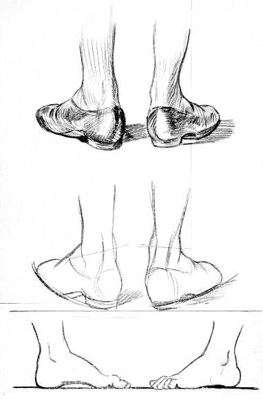 Shoes From Behind Drawing, How To Draw Feet Side View, How To Draw Shoes, Poses Expressions, Woman Drawing, Drawing Poses, Drawing Tips, Side View, Character Concept