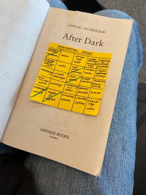 After Dark Murakami Book Aesthetic, After Dark Murakami, After Dark Haruki Murakami, World Cat, Reading Aesthetic, University Life, Haruki Murakami, Word Of The Day, Live Laugh Love