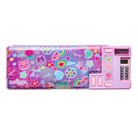 Stylin' Pop Out Pencil Case - Smiggle Online Smiggle Pencil Case, Pop Out Pencil Case, Easy Valentine Crafts, School Pencil Case, Cute Pencil Case, Kids School Supplies, Kawaii School Supplies, Cute Pencil, Cool School Supplies