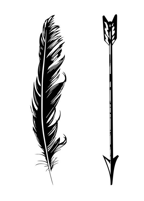 Feather Arrow Tattoo, Tattoo Arrow, Arrow Tattoo Design, Feather Drawing, Arrow Feather, Feather Tattoo Design, Dream Catcher Tattoo, Single Dad, Dad Tattoos