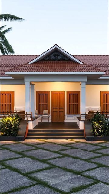 My Pin Is About Home Design Nallukettu House Kerala, Traditional House Design Exterior, Kerala Traditional House Plan, Kerala House Sitout Design, Kerala House Elevation, Kerala Traditional House, Kerala Home Design, Small House Blueprints, Girl Kit