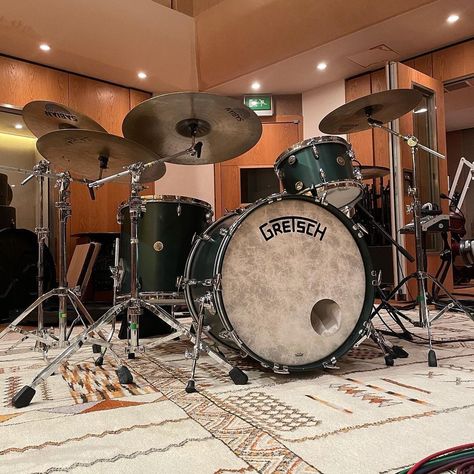 Electric Drum Set Aesthetic, Cool Drum Set Aesthetic, Drum Sets Custom, Unique Drum Sets, Gretsch Drums, Drum Set, Drum Kits, Gretsch, Instagram Repost