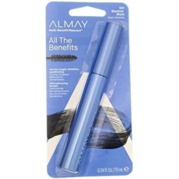 Almay One Coat Multi-Benefit Mascara, Blackest Black, 0.24 Fluid Ounce (Pack of 2) Almay Mascara, Benefit Mascara, Blackest Black, Makeup Remover Pads, Best Mascara, Sensitive Eyes, Contact Lens, Eye Makeup Remover, Medical Problems