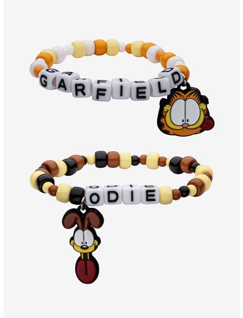 Cute Lil Gifts For Boyfriend, Things For Boyfriend Birthday, Cute Funky Jewelry, Matching Items For Best Friends, Matching Loom Band Bracelets, Hot Topic Accessories, Kandi Garfield, Matching Stuff For Best Friends, Gifts For Gf Wlw