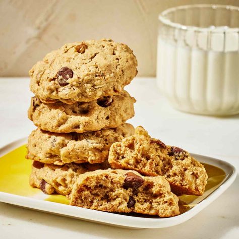 Breakfast Oatmeal Cookies, Healthy Grains Recipes, Easy Breakfast Brunch, Oatmeal Breakfast Cookies, Oat Recipes Healthy, Breakfast Cookies Healthy, Breakfast Meals, Dessert Smoothie, Lunch Appetizers