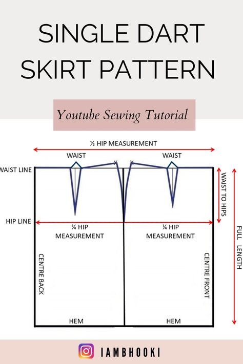 #sewingprojects #sewing #diy #skirtpattern #patterns #youtube #youtubetutorials #sewingtutorials #darts #diyprojects #sewingmachine Basic Skirt Pattern, Sewing Photography, Pattern Drafting Tutorials, Basic Skirt, Fashion Sewing Tutorials, Couture Sewing Techniques, Sewing Diy, Sewing Skirts, Pattern Tutorial