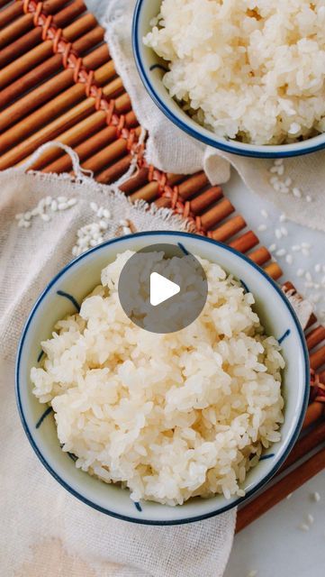 The Woks of Life on Instagram: "Judy shows you how to make sticky rice (i.e., sweet glutinous rice) in the rice cooker! Normally she prefers to make sticky rice in a steamer, but you can make it easily in your rice cooker! Regardless of how many cups of rice you’re making (as long as you’re not maxing out your rice cooker), you want to make sure that you presoak the rice and that you leave just enough water so the rice is only slightly covered! 

If you’re making savory dishes, usually that calls for drier, chewier sticky rice (i.e., less water), whereas for desserts you usually want a softer, wetter texture. 

Read our full guide on how to cook sticky rice at the link in our bio to decide which method works best for you. Sticky rice is the starting point to so many delicious recipes, you’ Sticky Rice Savory, How To Make Sticky Rice, Sticky Rice In Rice Cooker, Make Sticky Rice, Wok Of Life, Woks Of Life, The Woks Of Life, Cup Of Rice, Savory Dishes