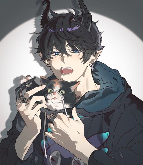 Ren Zotto Fanarts, Ren Zotto, Anime Alien, Person Icon, Twitter Post, Cat Boys, Boy Models, Slayer Anime, Cutie Patootie