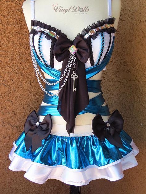 Alice in Wonderland inspired Cosplay Rave Costume, Rave Bra, Torso Wrap, Skirt, EDM Outfit, Rave Fes Alice In Wonderland Rave Outfit, Rave Outfits Diy, Coachella 2020, Edm Outfit, Rave Costume, Edm Festival Outfit, Outfit Rave, Festival Outfits Rave, Rave Costumes