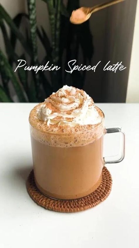 ‘So much better than Starbucks!’ Coffee fans rave over pumpkin spiced latte recipe that takes less than a minute to make - NewsBreak Pumpkin Spice Latte Recipe Starbucks, Whipped Pumpkin, Pumpkin Spiced Latte, Homemade Pumpkin Spice Latte, Starbucks Pumpkin Spice Latte, Pumpkin Spiced Latte Recipe, Thanksgiving Pumpkin Pie, Spiced Drinks, Pumpkin Spice Recipe