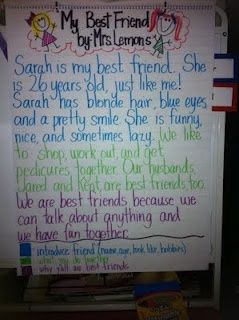 Personal Narratives-This is for a second grade class, but she has a great "write about your best friend" lesson! Narrative Paragraph, Algebra Problems, Second Grade Writing, Story Kids, Personal Narrative Writing, 3rd Grade Writing, 2nd Grade Writing, Expository Writing, Ela Writing