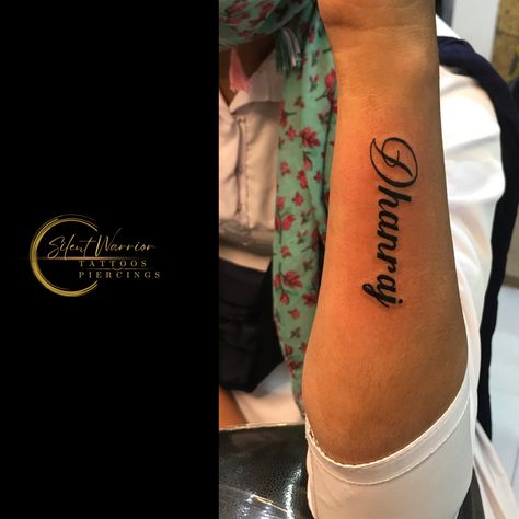 Silent warrior tattoos Location #jaipur Call 8319399829 for appointment #nametattoo #bodyart #tattooforgirls #tattooedgirls #tattoostyle #tattoo #post #inkedgirls Warrior Tattoos, Name Tattoo, Name Tattoos, Inked Girls, Tattoo Style, Girl Tattoos, Body Art, Tattoos