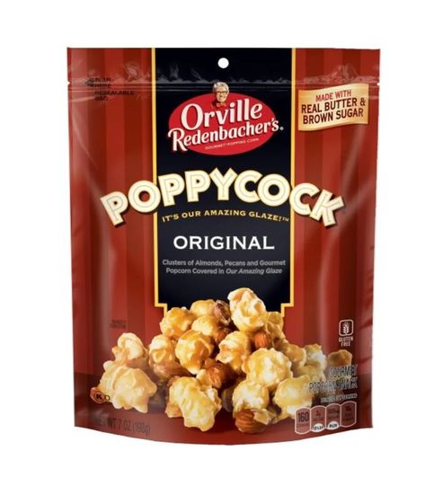 Orville Redenbacher POPPYCOCK ORIGINAL Gourmet Popcorn Clusters 7 Oz Bag | eBay Gluten Free Popcorn, Passionfruit Recipes, Actors Men, Free Coupons By Mail, Snacks Chips, Brown Food, Popcorn Treats, Super Snacks, Popcorn Snacks