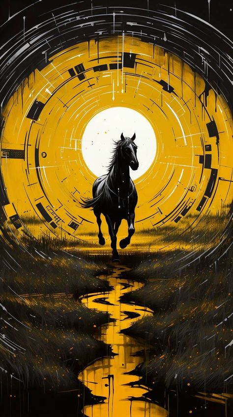 Creepy Crafts, Innovative Design Ideas, Horse Canvas Painting, Horse Oil Painting, Outline Images, Crop Circle, Horse Illustration, Home Decor Blog, Winter Images