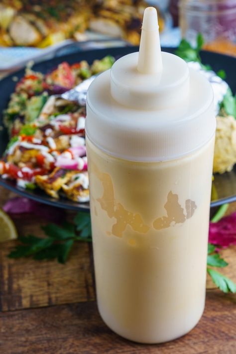 Sauce For Shawarma, Shawarma Sauce Recipe, Garlic Mayo Sauce, Shawarma Sauce, Garlic Yogurt, Garlic Sauce Recipe, Shawarma Recipe, Mayo Sauce, Garlic Mayo