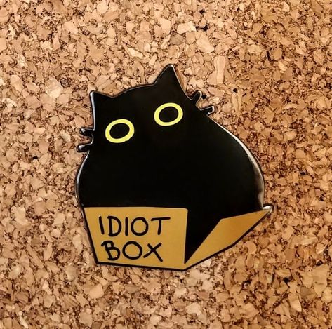 Comparative Adjective, Cat Enamel Pin, Enamel Pin Collection, Smink Inspiration, 강아지 그림, Backpack Pins, Pretty Pins, A Black Cat, Cool Pins