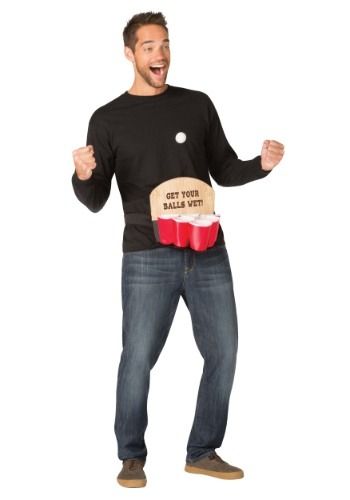 Simple Guy Halloween Costume, Men’s Solo Halloween Costumes, Guy Halloween Costumes College, Easy Halloween Costumes Men, Guy Halloween Costumes, Men's Halloween Costumes, Beer Pong Cups, Funny Adult Costumes, Karate Kid Costume