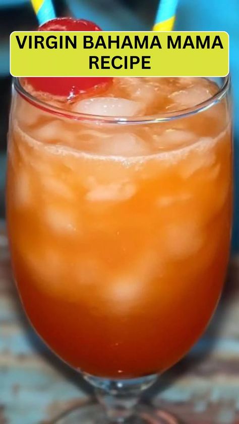 Virgin Bahama Mama Recipe – Cravefuly Virgin Bahama Mama, Bahama Mama Recipe, Bahama Mama Drink, Bahama Mama Cocktail, Bahama Breeze, Party Drinks Alcohol, Lemon Drop Martini, Fresh Fruit Juice, Mama Recipe