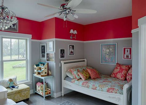 Red Bedroom Ideas Kids Bedroom Paint, Boy Room Paint, Red Bedroom, Kids Room Paint, Bedroom Red, Room Paint Colors, Bedroom Paint Colors, Boys Bedrooms, Bedroom Paint