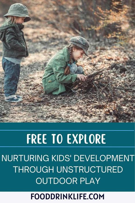 Free to explore nurturing kids' development through unstructured outdoor play. Unstructured Play, Improve Cognitive Function, Bear Photos, Physical Development, Open Ended, Conflict Resolution, Problem Solving Skills, Sensory Play, Child Development