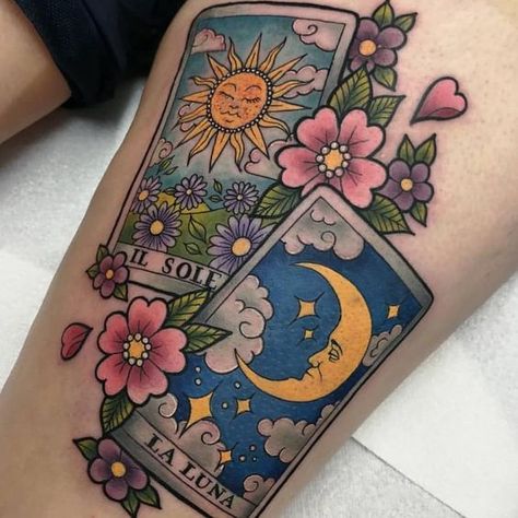 Hirsch Tattoo, 16 Tattoo, Tarot Card Tattoo, Tarot Tattoo, Shape Tattoo, Disney Tattoo, 카드 디자인, Card Tattoo, Pattern Tattoo