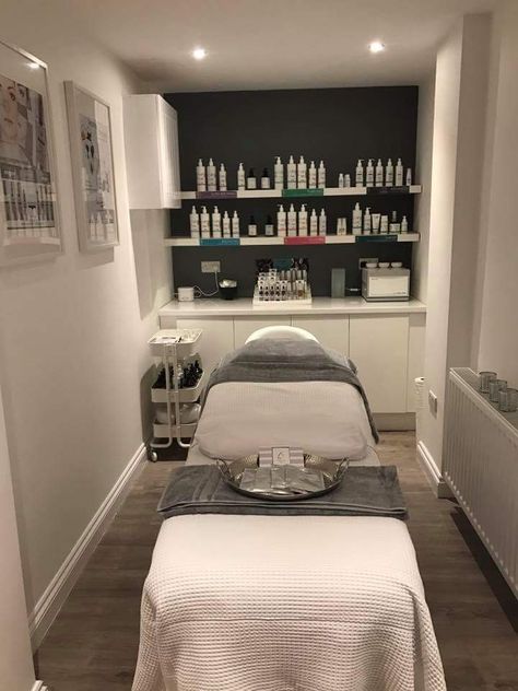 Massage Room Decor, Beauty Room Salon, Home Beauty Salon, Esthetician Room Decor, Esthetics Room, Spa Room Decor, Salon Suites Decor, Hair Salon Interior, Esthetician Room