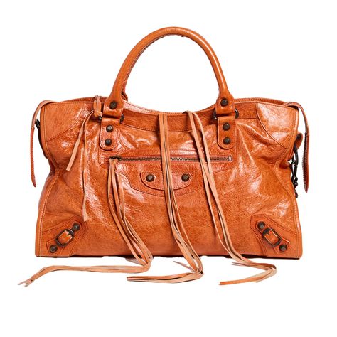 Balenciaga City Bag Balenciaga City Bag Aesthetic, Gold Balenciaga Bag, Balenciaga Bag City, Balenciaga City Bag 2000s, Vintage Balenciaga City Bag, Mcm Logo, Balenciaga Bag, Rectangle Sunglasses, Orange Bag